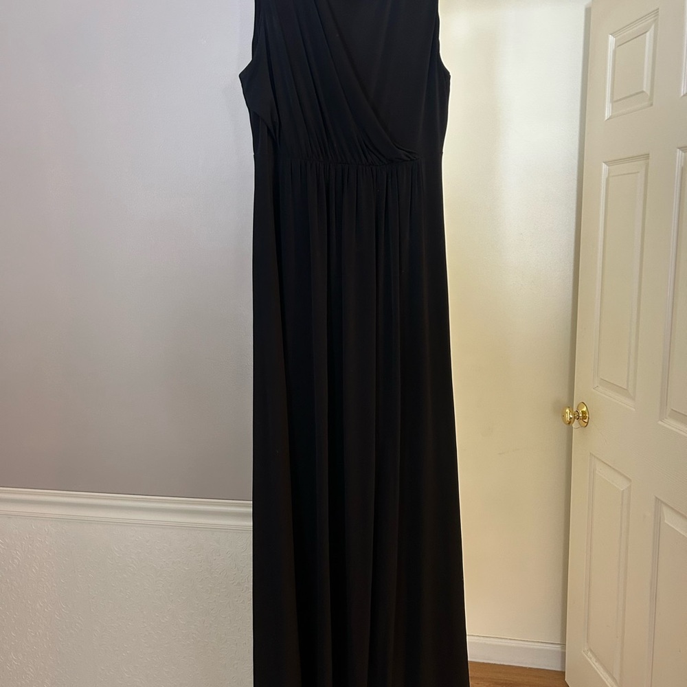 Maternity Black Maxi Dress